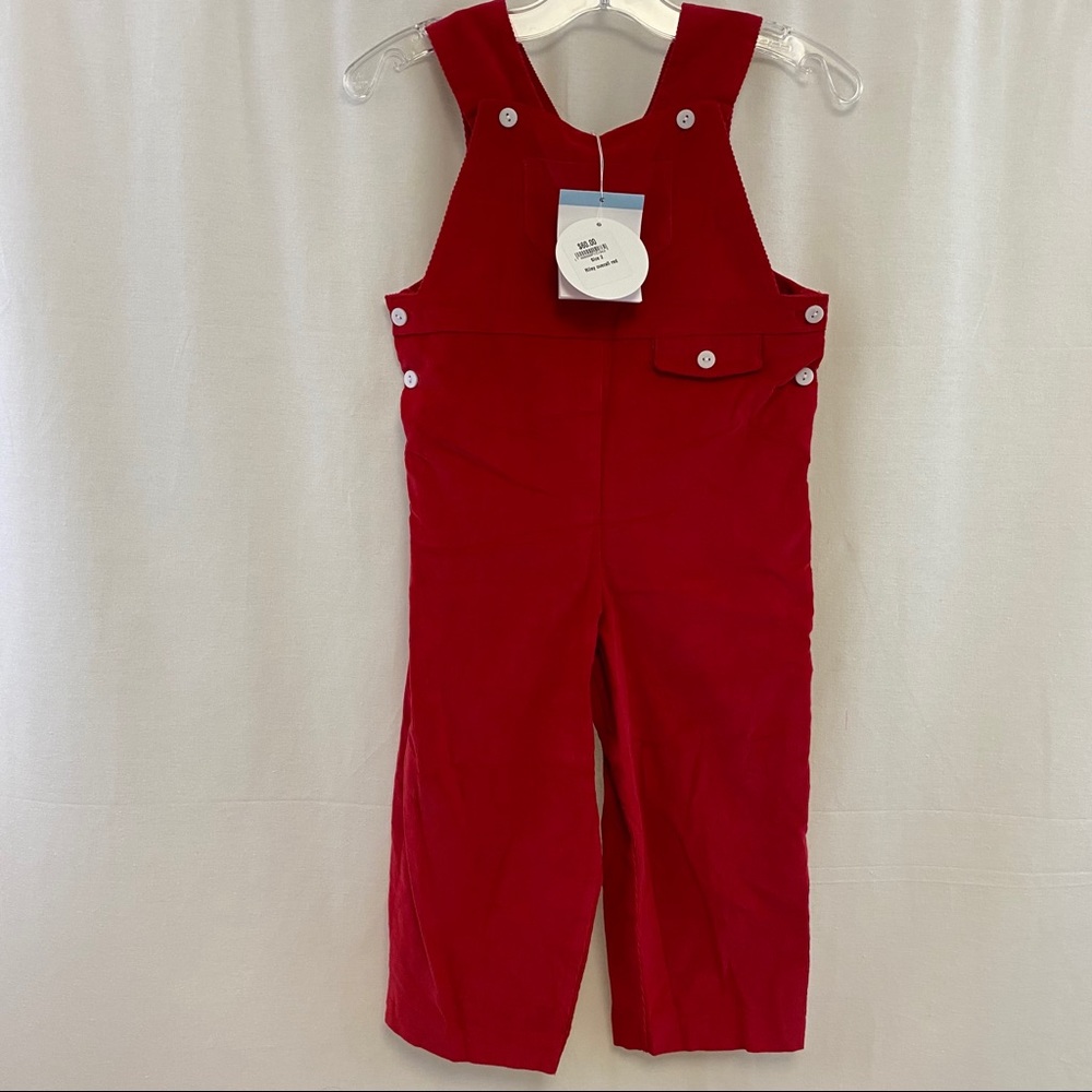 Bella Bliss Riley Cotton overall S2,3 NWT red